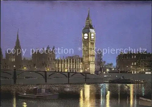 London Houses of Parliament and Big Ben Kat. City of London