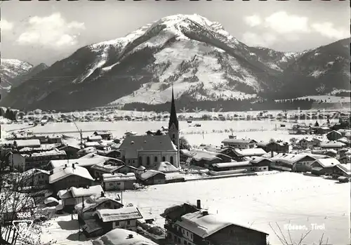 Koessen Tirol Kirchenpartie Kat. Koessen