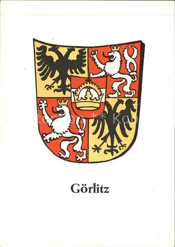Goerlitz Sachsen Wappen Kat. Goerlitz