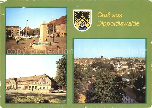 Dippoldiswalde Osterzgebirge Kulturhaus Platz des Friedens Kat. Dippoldiswalde