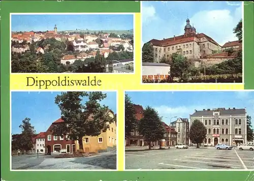 Dippoldiswalde Osterzgebirge Schloss Karl Marx Platz Kat. Dippoldiswalde