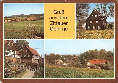 Zittau Zittauer Gebirge Bertsdorf Ameisenberg Pferdeberg und Johnsberg Kat. Zittau