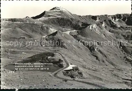 Grossglockner Hochalpenstrasse Fuscherlacke Edelweissspitze Kat. Heiligenblut