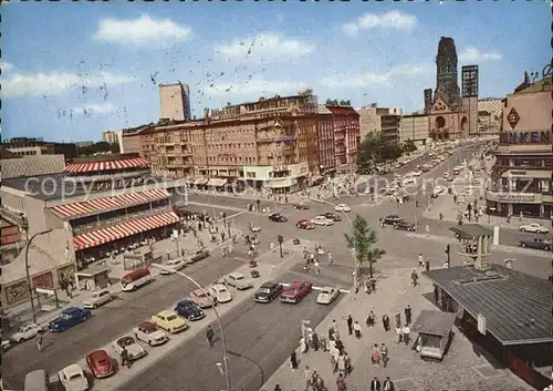 Berlin Kranzlerecke Kurfuerstendamm Joachimstaler Strasse Kat. Berlin