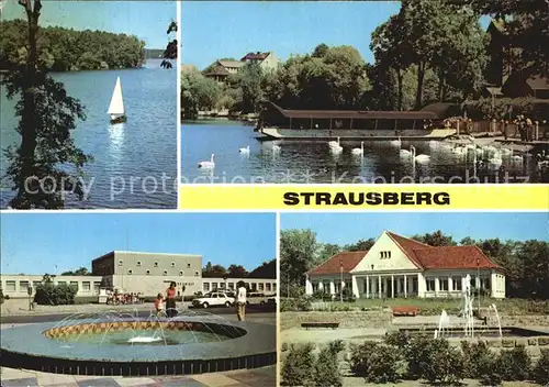 Strausberg Brandenburg Straussee Kat. Strausberg