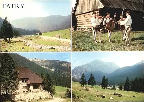 Tatry Vysoke Gebirge Folksmusikgruppe Kat. Slowakische Republik