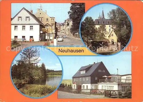 Neuhausen Marienberg Schloss Purschenstein Ferienheim Dachsbaude Kat. Marienberg