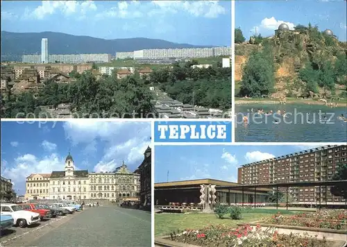 Teplice Badestelle Gebaeude Kat. Teplice