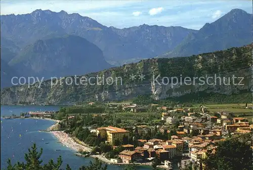 Torbole Lago di Garda Fliegeraufnahme Kat. Italien