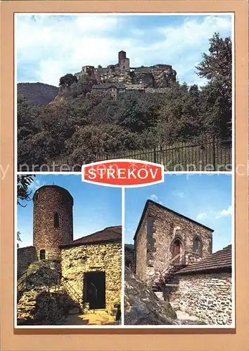Strekov Burgruine Kat. Tschechische Republik