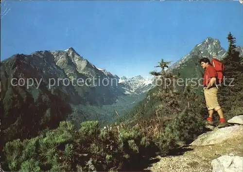 Vysoke Tatry Wanderer Kat. Slowakische Republik