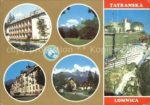 Tatranska Lomnica Bergstation Hotels Kat. Tschechische Republik