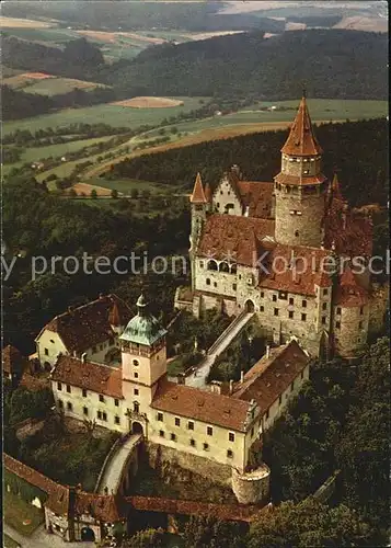 Bouzov Praha Hrad Burg Fliegeraufnahme Kat. Praha