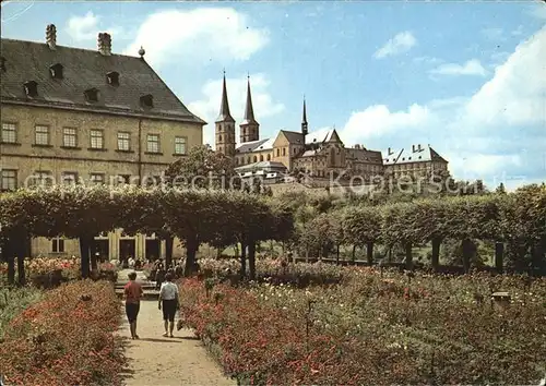 Bamberg Rosengarten in der Neuen Residenz Kat. Bamberg
