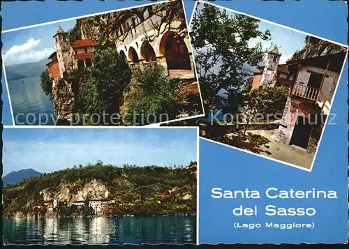 Lago Maggiore Santa Caterina del Sasso Kat. Italien