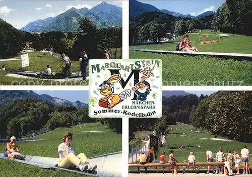 Marquartstein Maerchen Erlebnispark Sommer Rodelbahn Kat. Marquartstein