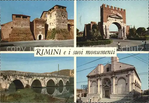 Rimini Die wichtigsten Denkmaeler Kat. Rimini
