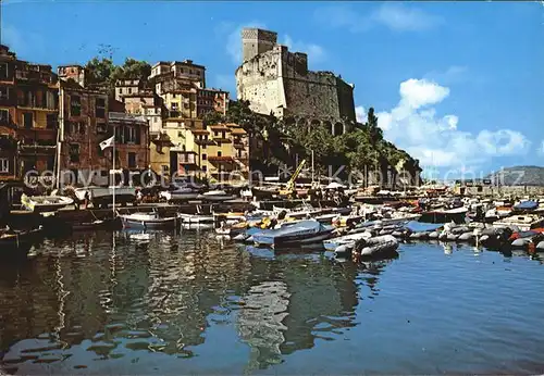 Lerici Malerische Ecke am Hafen Kat. Lerici Riviera