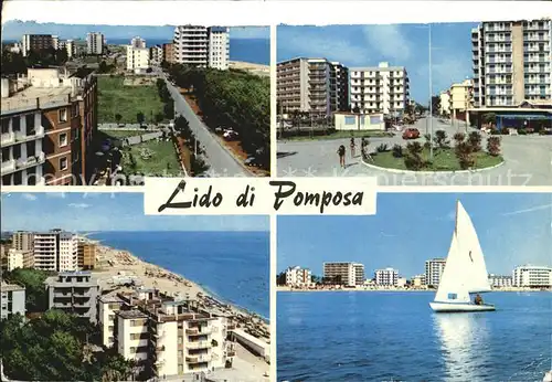 Lido di Pomposa Segelboot Hotel Strand Kat. Ferrara