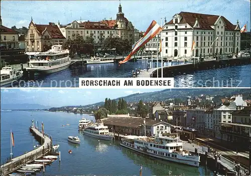 Rorschach Bodensee Hafen Kornhaus Bahnhof Kat. Rorschach