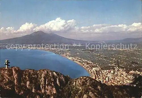 Castellammare di Stabia Blick vom Berg Faito Kat. Italien