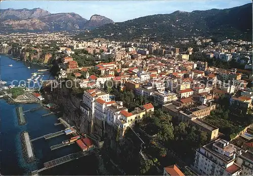 Sorrento Campania Fliegeraufnahme Kat. Sorrento