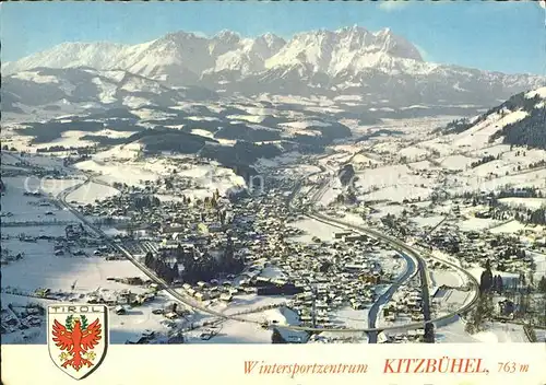 Kitzbuehel Tirol Fliegeraufnahme Kat. Kitzbuehel