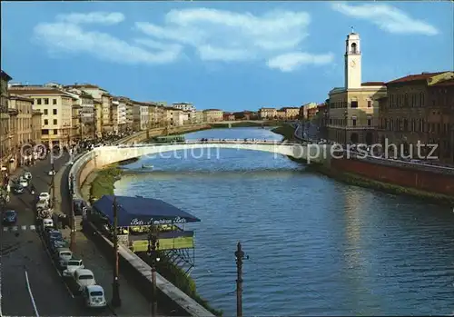 Pisa Arno Kai Mittelbruecke Kat. Pisa