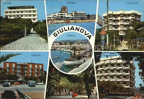 Giulianova Hafen Hotel  Atlantic Riviera Algeri Europa  Kat. Italien