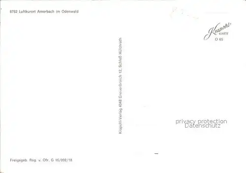 Amorbach Fliegeraufnahme Kat. Amorbach