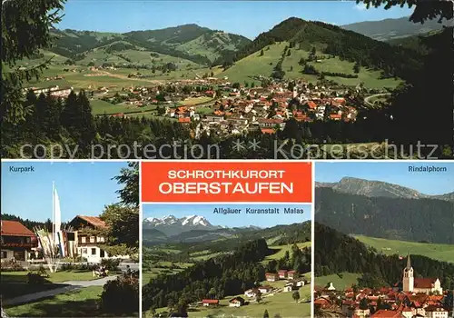 Oberstaufen Schrothkurort Ortsansichten Kat. Oberstaufen