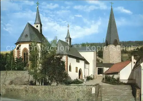 Hessenthal Spessart Wallfahrtskirche Unsere liebe Frau Kreuzigungsgruppe Beweinungsgruppe Kat. Mespelbrunn