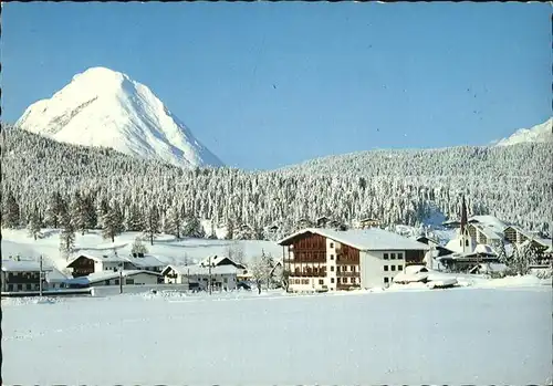 Seefeld Tirol Hohe Munde Winterlandschaft Kat. Seefeld in Tirol
