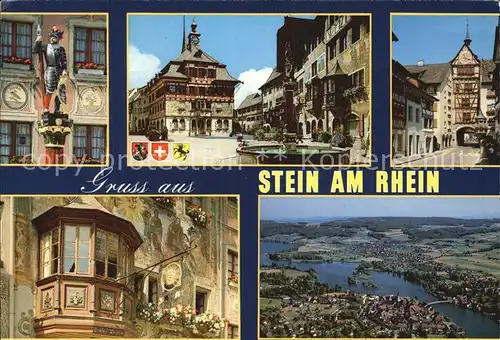 Stein AR Fachwerkhaeuser Rhein Denkmal  Kat. Stein AR