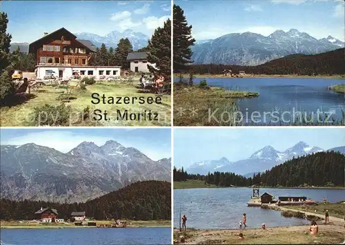 St Moritz GR Stazersee Kat. St Moritz