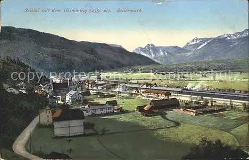 Selztal mit dem Grimming Dachsteingebirge Kat. Selzthal