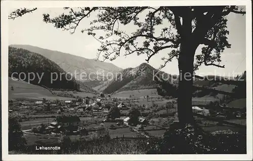 Lehenrotte Tuernitz Panorama Landschaft / Tuernitz /Niederoesterreich-Sued