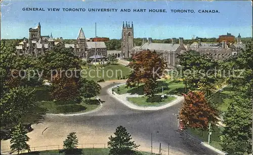 Toronto Canada University and Hart House Kat. Ontario
