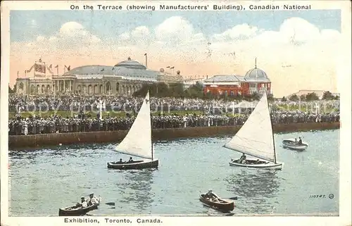 Toronto Canada Terrace Manufacturers Building Canadian National Sailing Boat Kat. Ontario