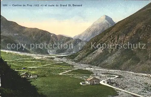 Cantine de Proz et Route du Grand St Bernard Kat. Cantine de Proz