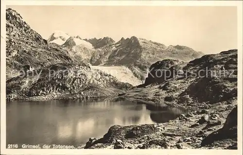 Totensee VS Grimsel Gebirgspanorama Kat. Oberwald