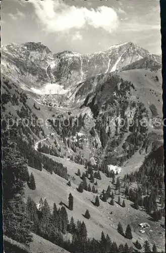 Lac de Coudre Les Baudes Vanil Noir Alpenpanorama