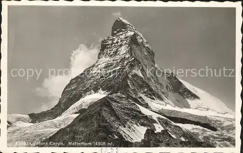 Matterhorn VS Mont Cervin Walliser Alpen Kat. Matterhorn
