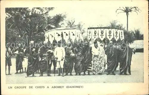 Abomey Un Groupe de Chefs Kat. Dahomey