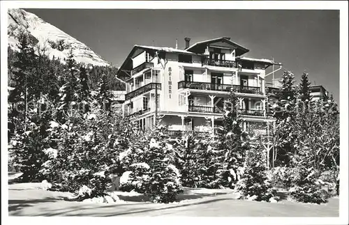 Davos Platz GR Privathotel Belmont Winterimpressionen / Davos /Bz. Praettigau-Davos