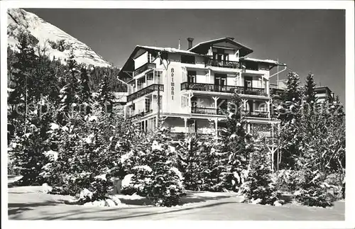 Davos Platz GR Privathotel Belmont Winterimpressionen / Davos /Bz. Praettigau-Davos