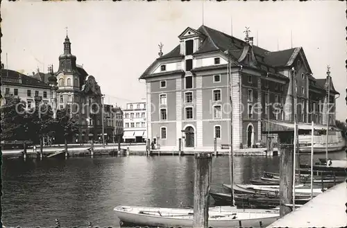 Rorschach Bodensee Hafen mit Kornhaus Kat. Rorschach