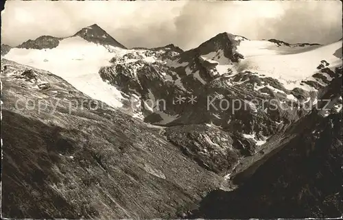 Saastal Monte Moropass St Joderhorn Walliser Alpen Gebirgspanorama / Saas Fee /Bz. Visp