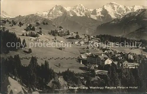 Waldegg Beatenberg Regina Palace Hotel Eiger Moench Jungfrau Berner Alpen / Beatenberg /Bz. Interlaken