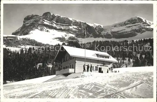Axalp BE Skihaus Wintersportplatz Berner Alpen Kat. Axalp